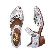 43753-90 Silver Metallic Mary Jane
