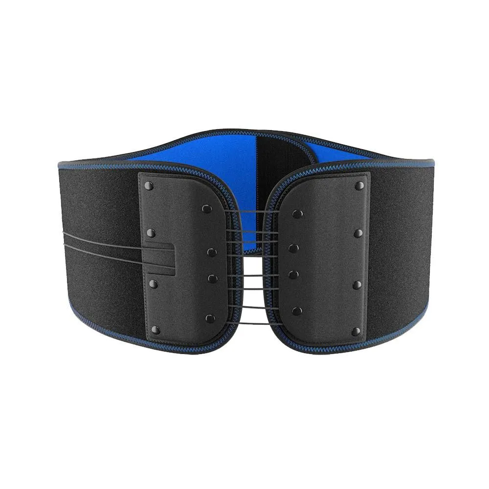 Actimove Sports Edition Back Support Rigid Panel, Pressure Pads, Smart Easy-Closing-Pulley-System, Black