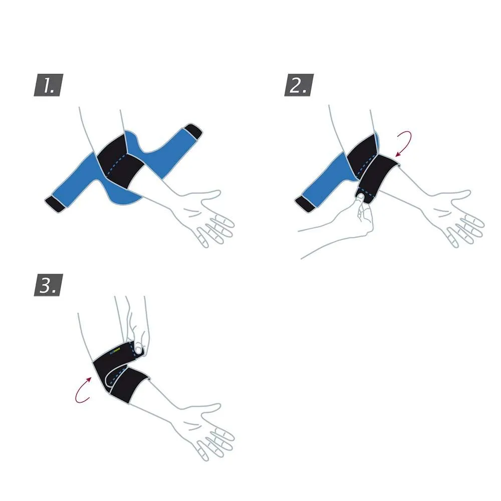 Actimove Sports Edition Elbow Support Adjustable, Universal, Black