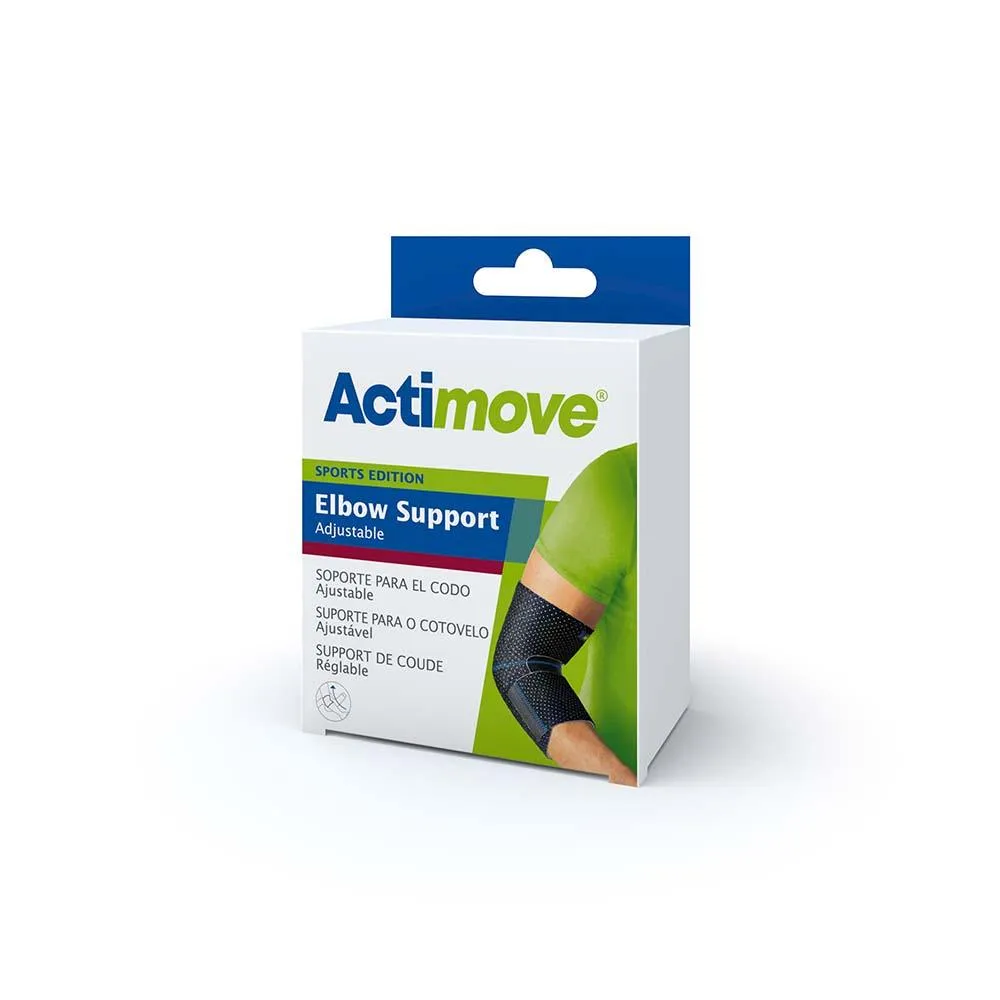 Actimove Sports Edition Elbow Support Adjustable, Universal, Black