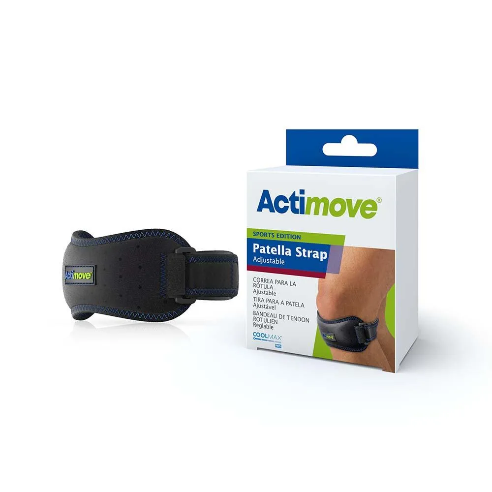 Actimove Sports Edition Patella Strap, Adjustable, Universal, Black