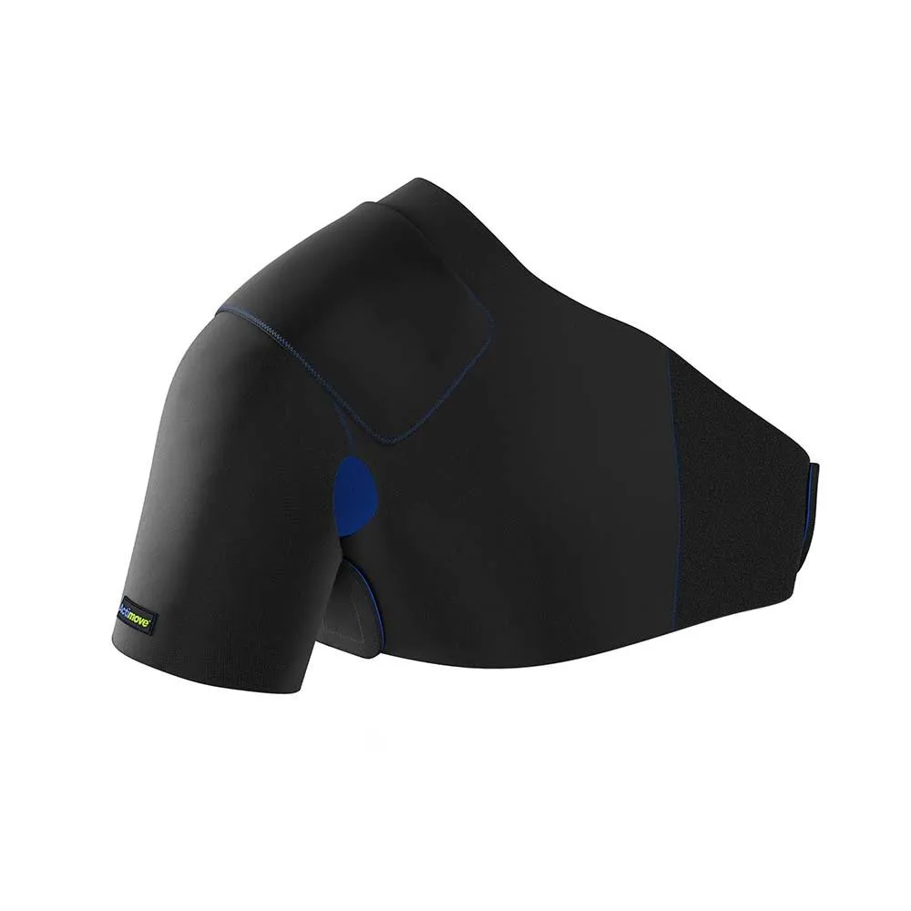 Actimove Sports Edition Shoulder Support, Extra Pocket for Optional Hot/Cold Pack, Black