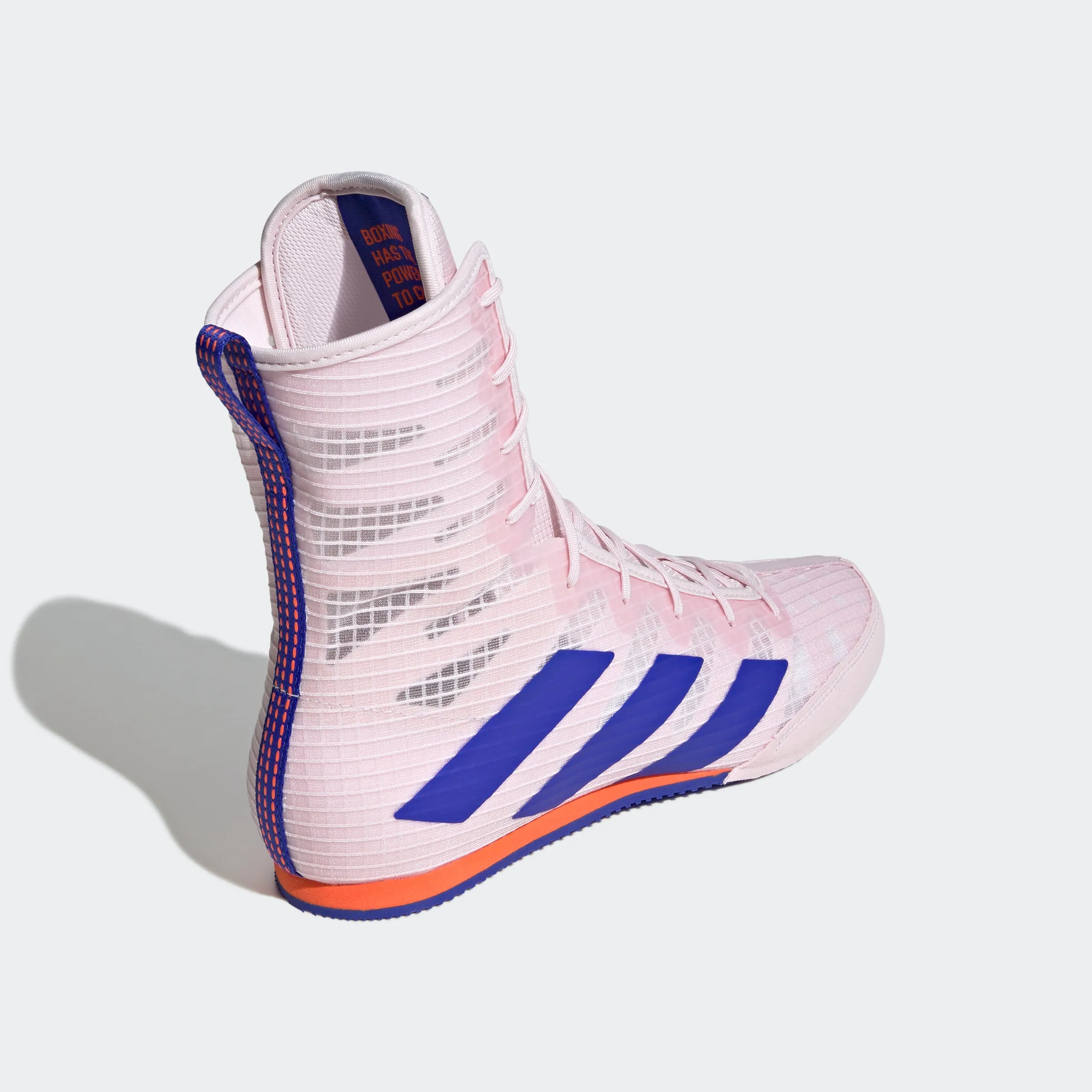 adidas BOX HOG 4 Boxing Shoes | Lucid Red-Almost Pink | Men's