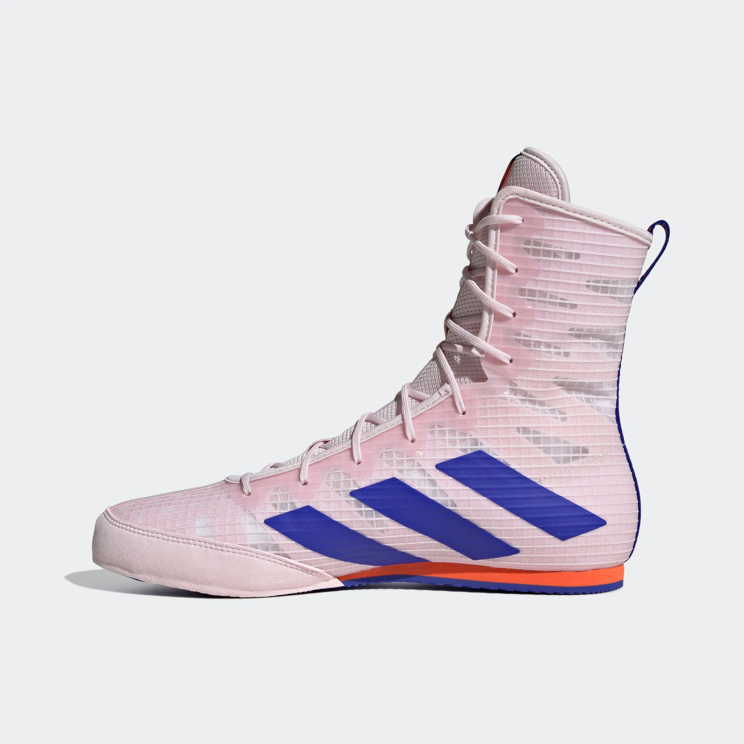 adidas BOX HOG 4 Boxing Shoes | Lucid Red-Almost Pink | Men's
