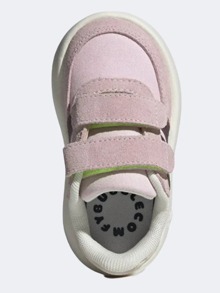 Adidas Breaknet 2 Infant Girls Sportswear Shoes Pink/Maroon/White
