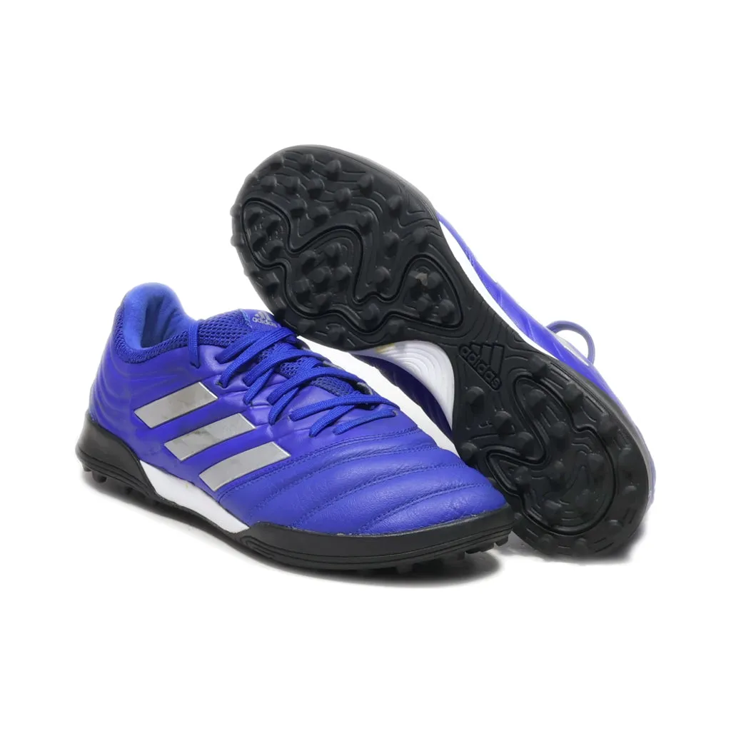 Adidas Copa 20.3 Turf Boots Sport Shoes Leather Blue Colour For Women