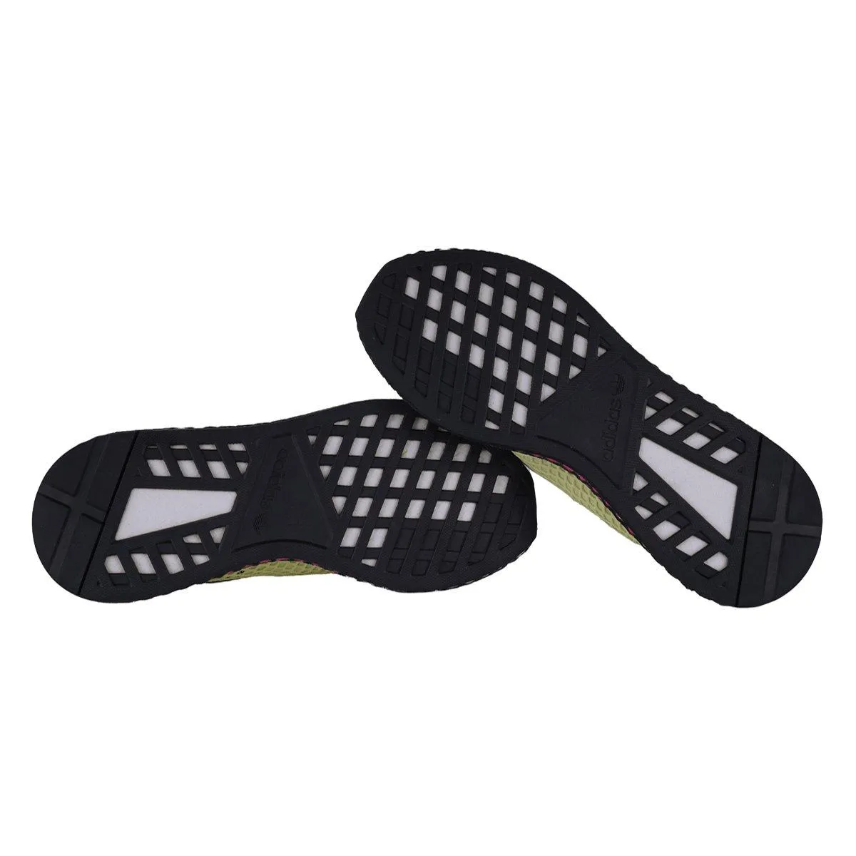 Adidas Deerupt Hires Sport Shoes Fabric Yellow Colour For Men