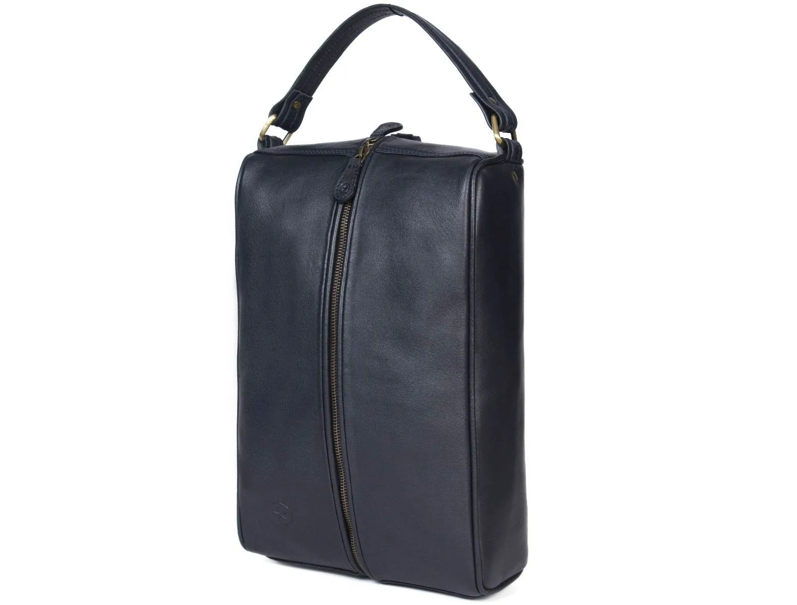 Andalusia Leather Shoe Bag - Black  ( WB-118 - E )