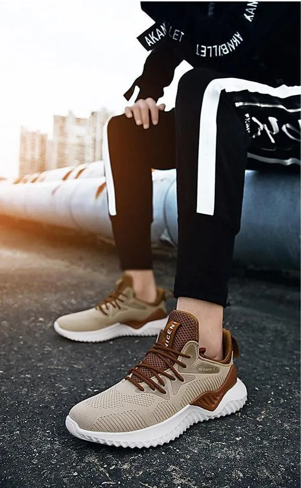 Angelo Ricci™ Elastic Band Fashion Gym Shoes