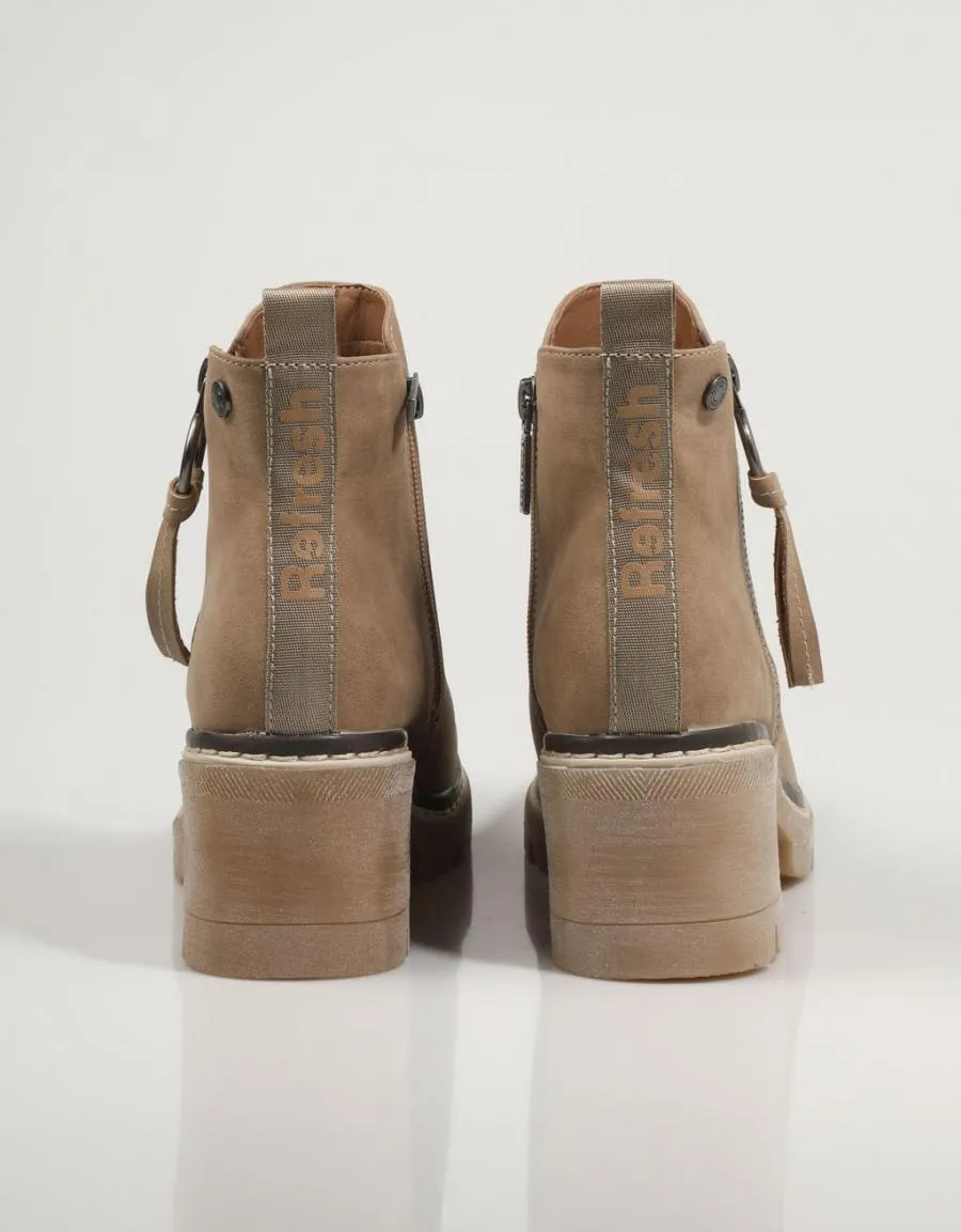  ankle boots REFRESH 170442 en Beige 80879