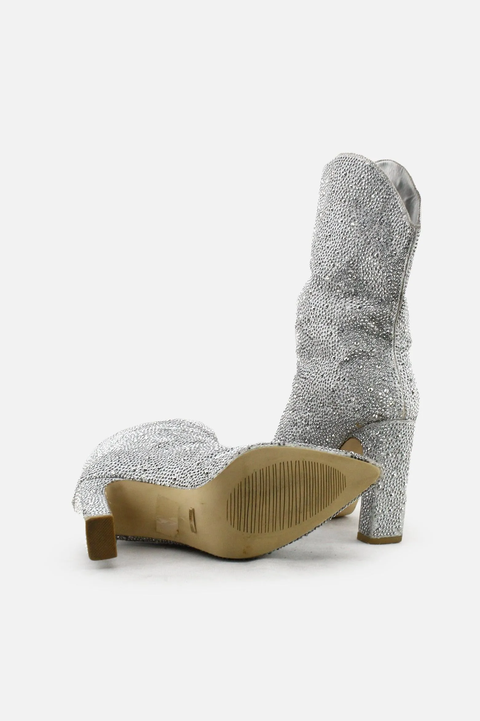Billini Block Heels Ankle Boots | Textile