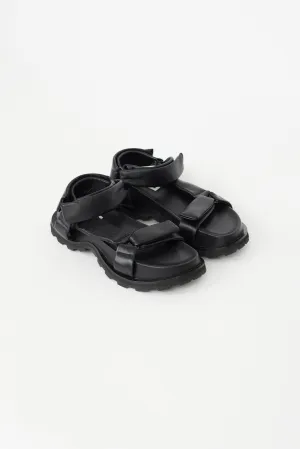 Black Chunky Strappy Sandal