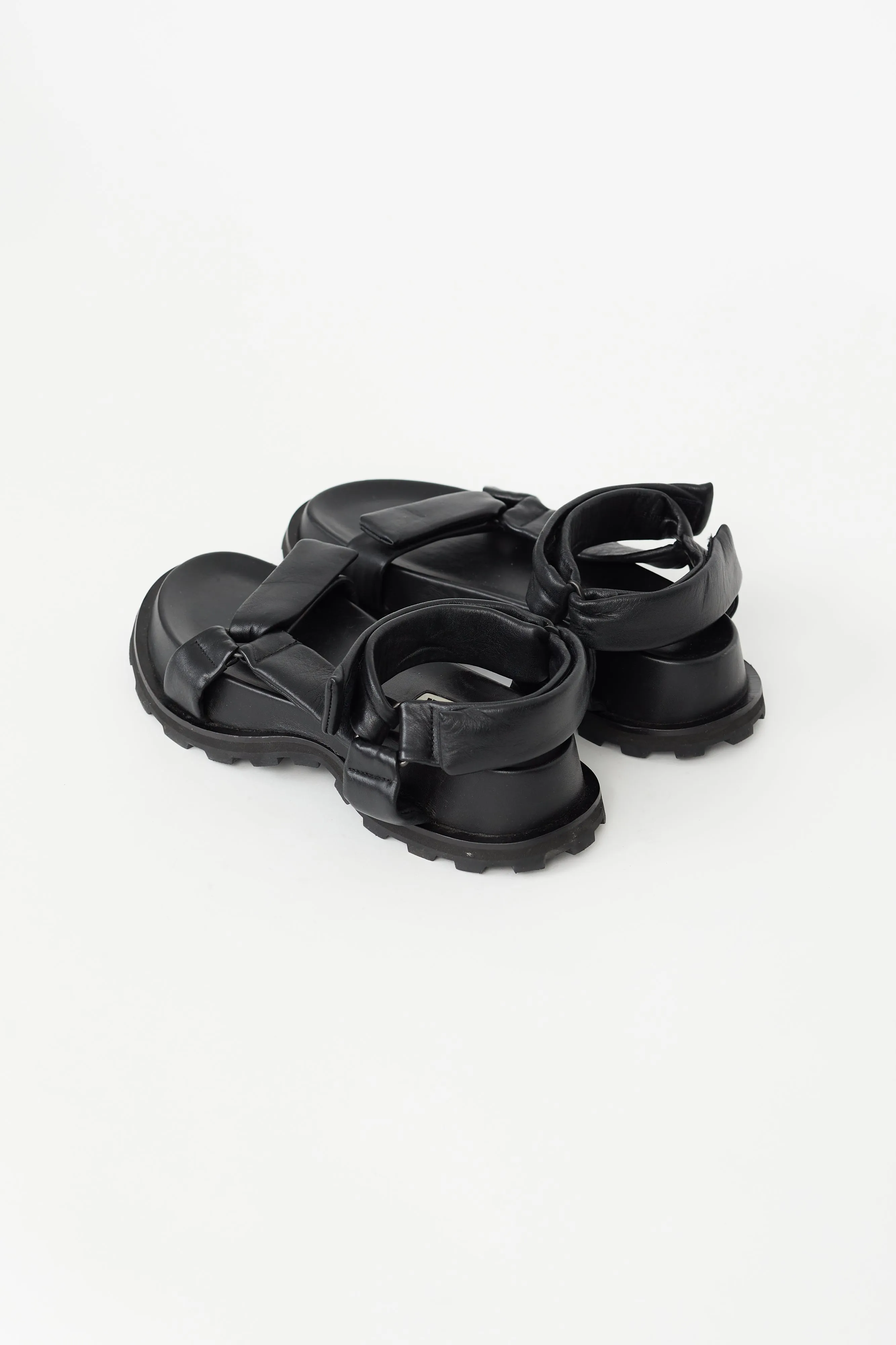 Black Chunky Strappy Sandal