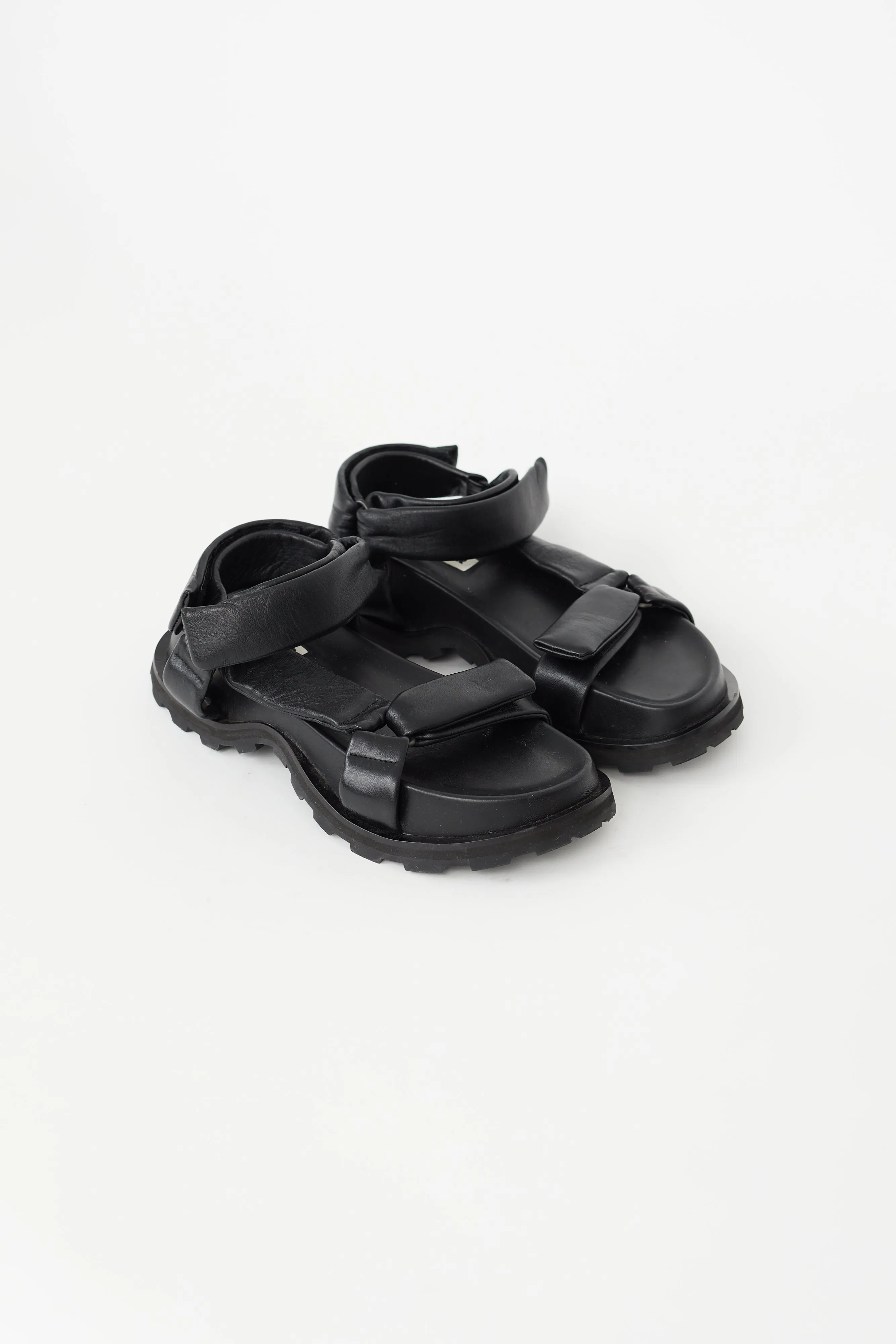 Black Chunky Strappy Sandal