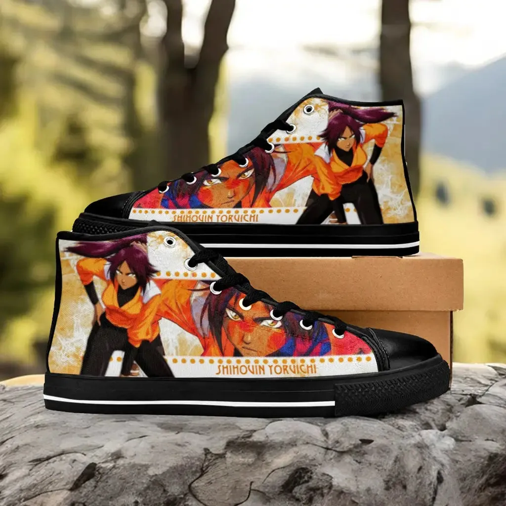 Bleach Yoruichi Shihoin Shoes High Top Sneakers for Kids and Adults