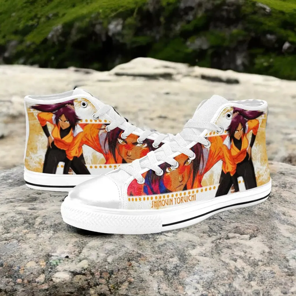 Bleach Yoruichi Shihoin Shoes High Top Sneakers for Kids and Adults