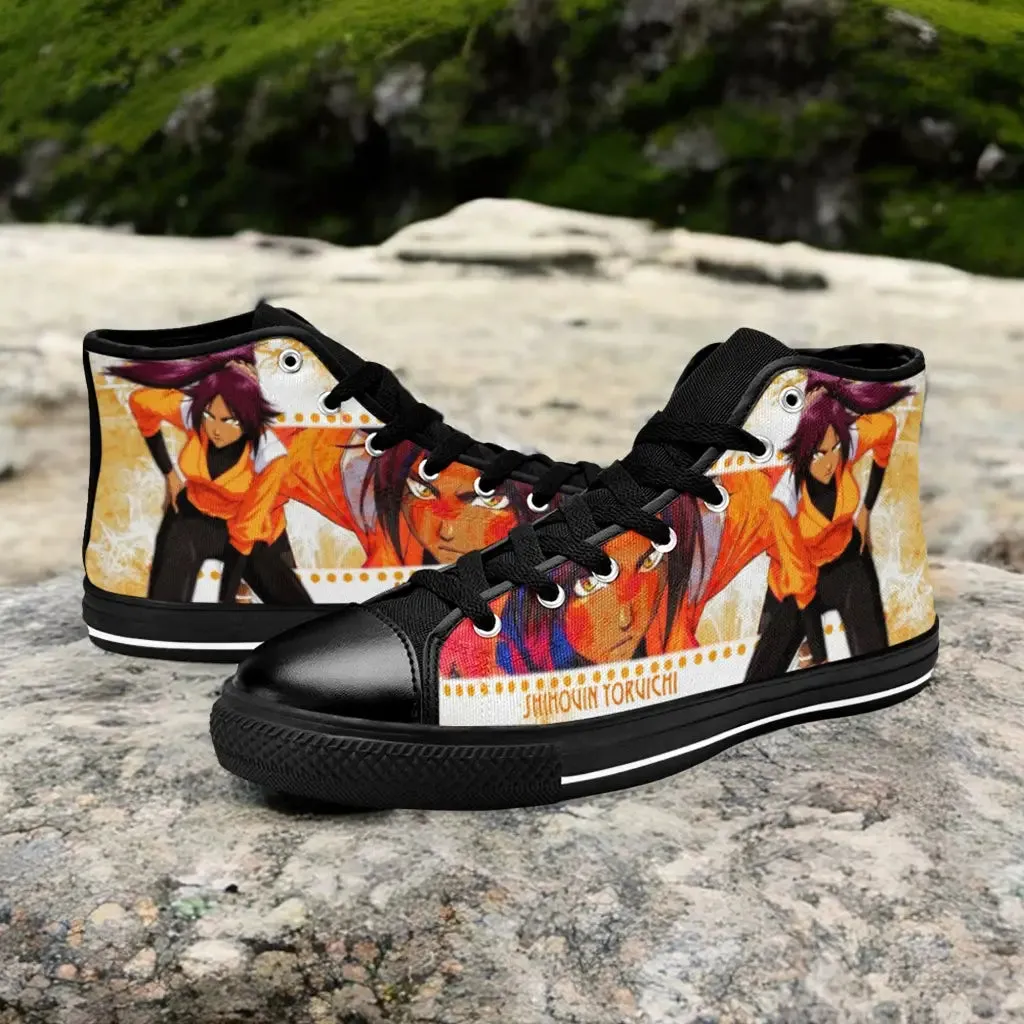 Bleach Yoruichi Shihoin Shoes High Top Sneakers for Kids and Adults