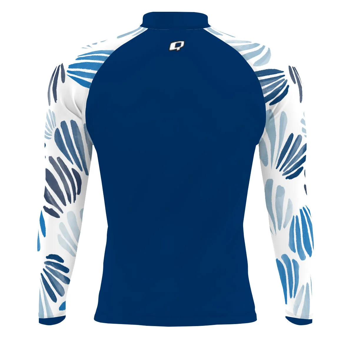 Blue Shells - Men's Surf UPF50  Long Sleeve Rash Guard