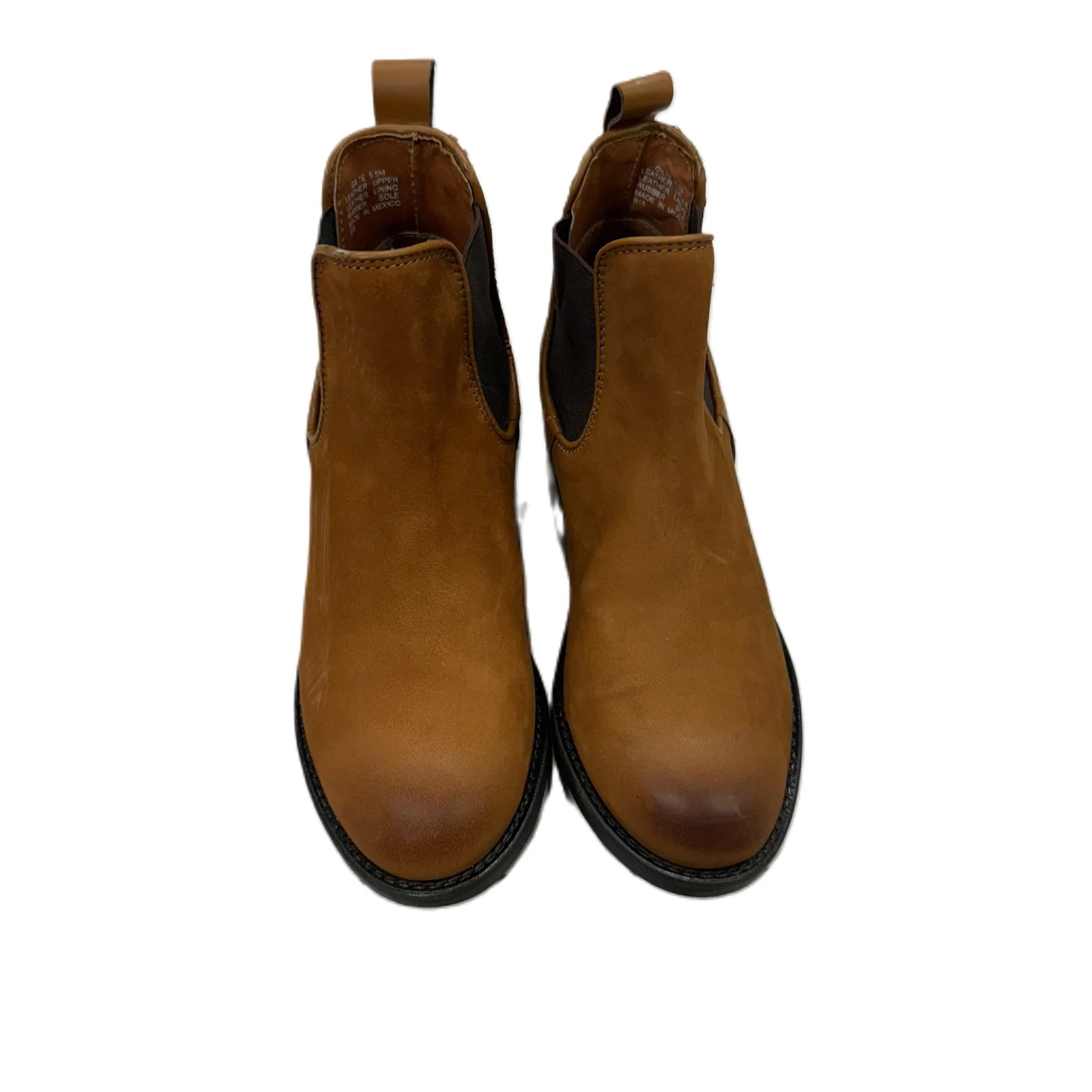 Boots Ankle Flats By Steve Madden In Brown, Size: 5.5