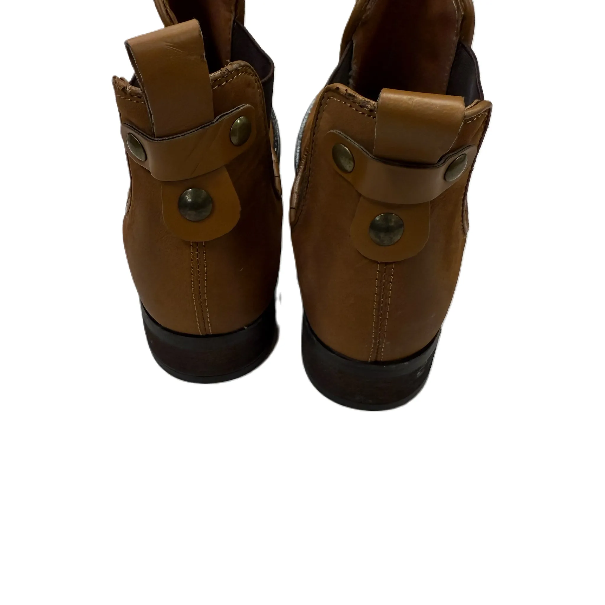 Boots Ankle Flats By Steve Madden In Brown, Size: 5.5
