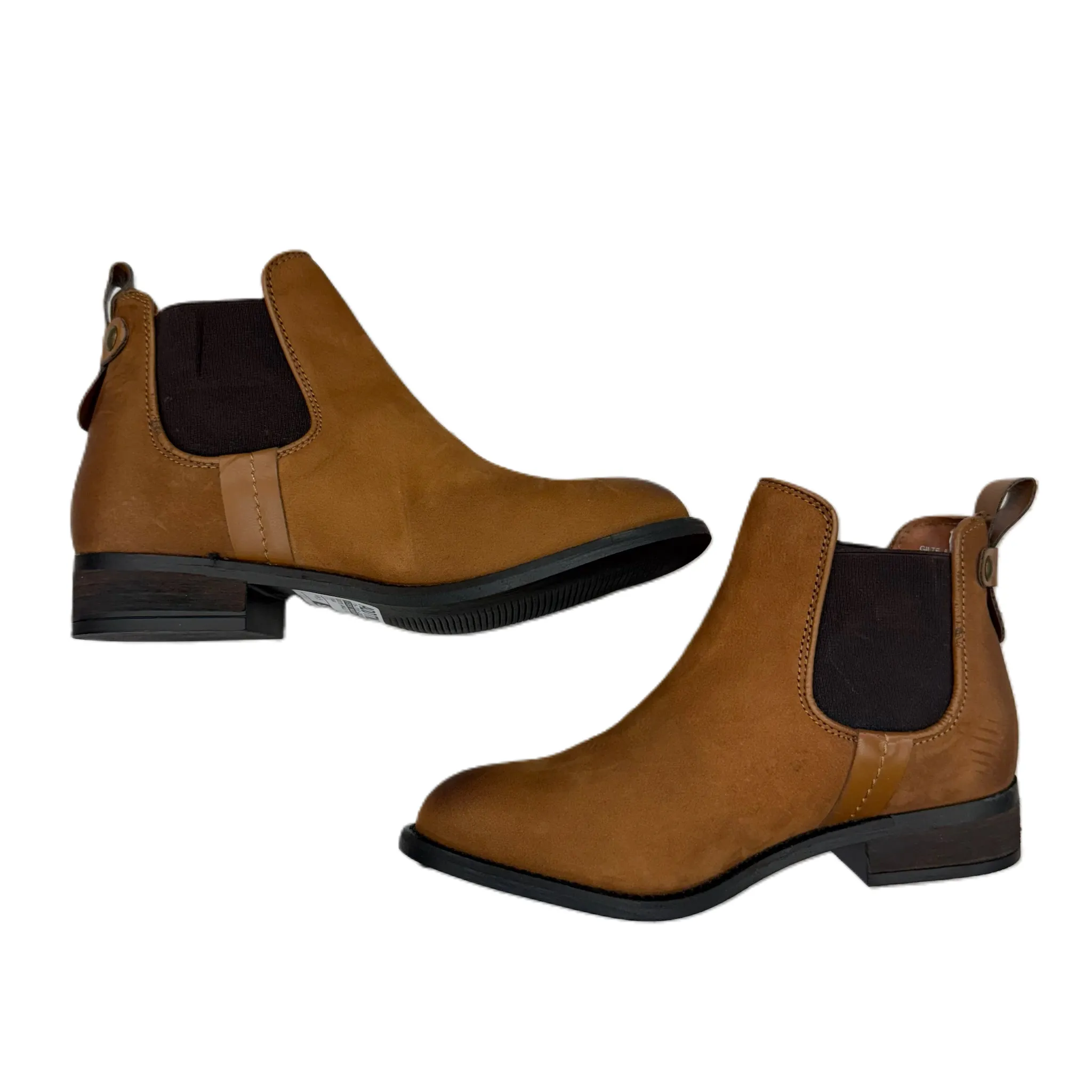 Boots Ankle Flats By Steve Madden In Brown, Size: 5.5