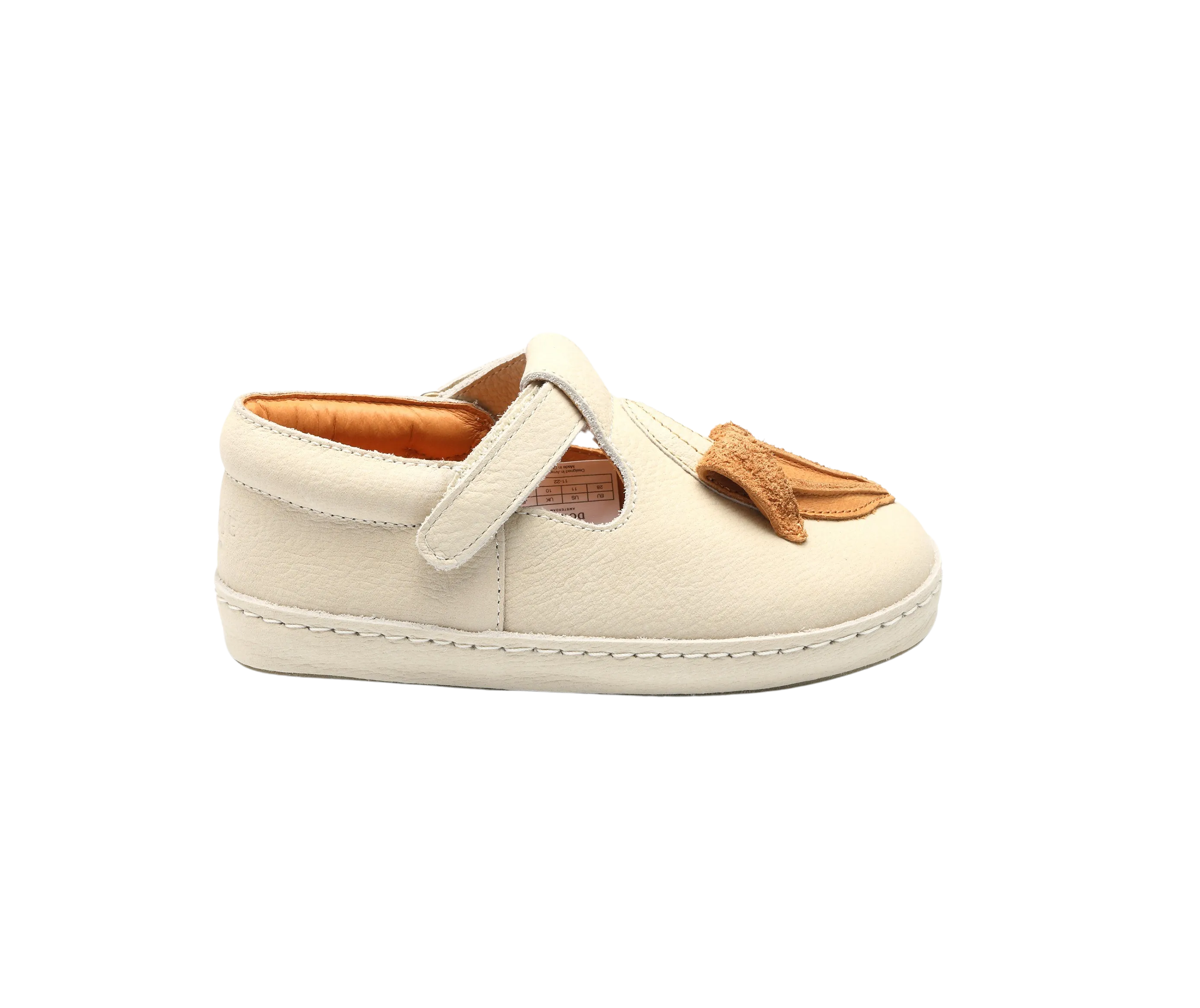 Bowi Shoes | Banana | Cream Betting Leather