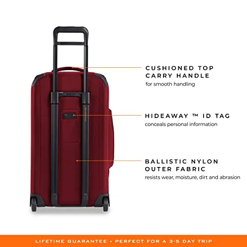 Briggs & Riley ZDX Upright Rolling Duffel Bag, Brick