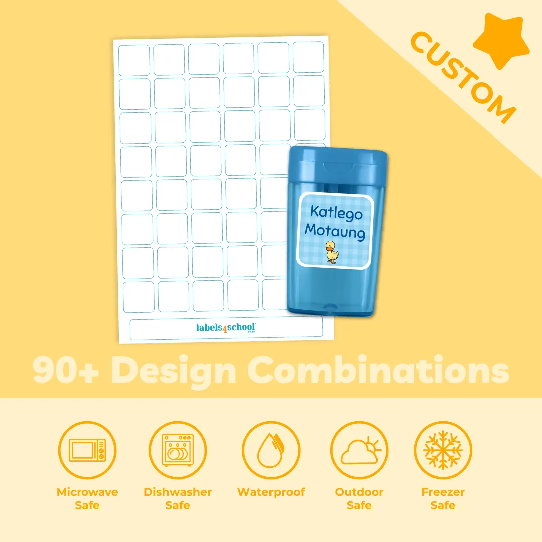 Colour Big Squares - Customise your own