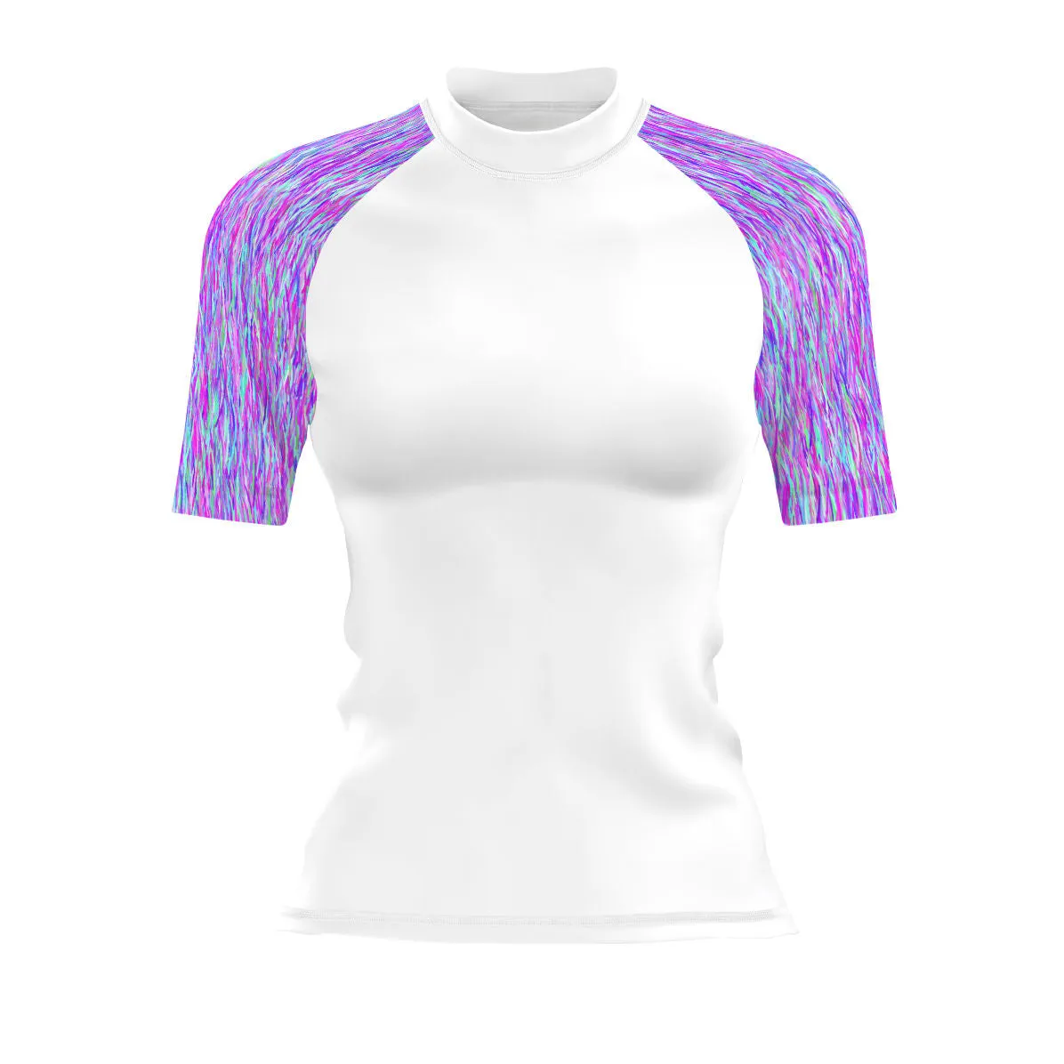Coral Sea - Women's Surf UPF50  Short Sleeve Rash Guard