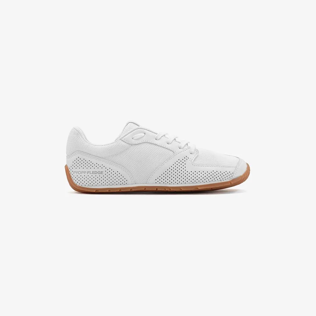 Day 01 Barefoot Sneakers - White On Gum