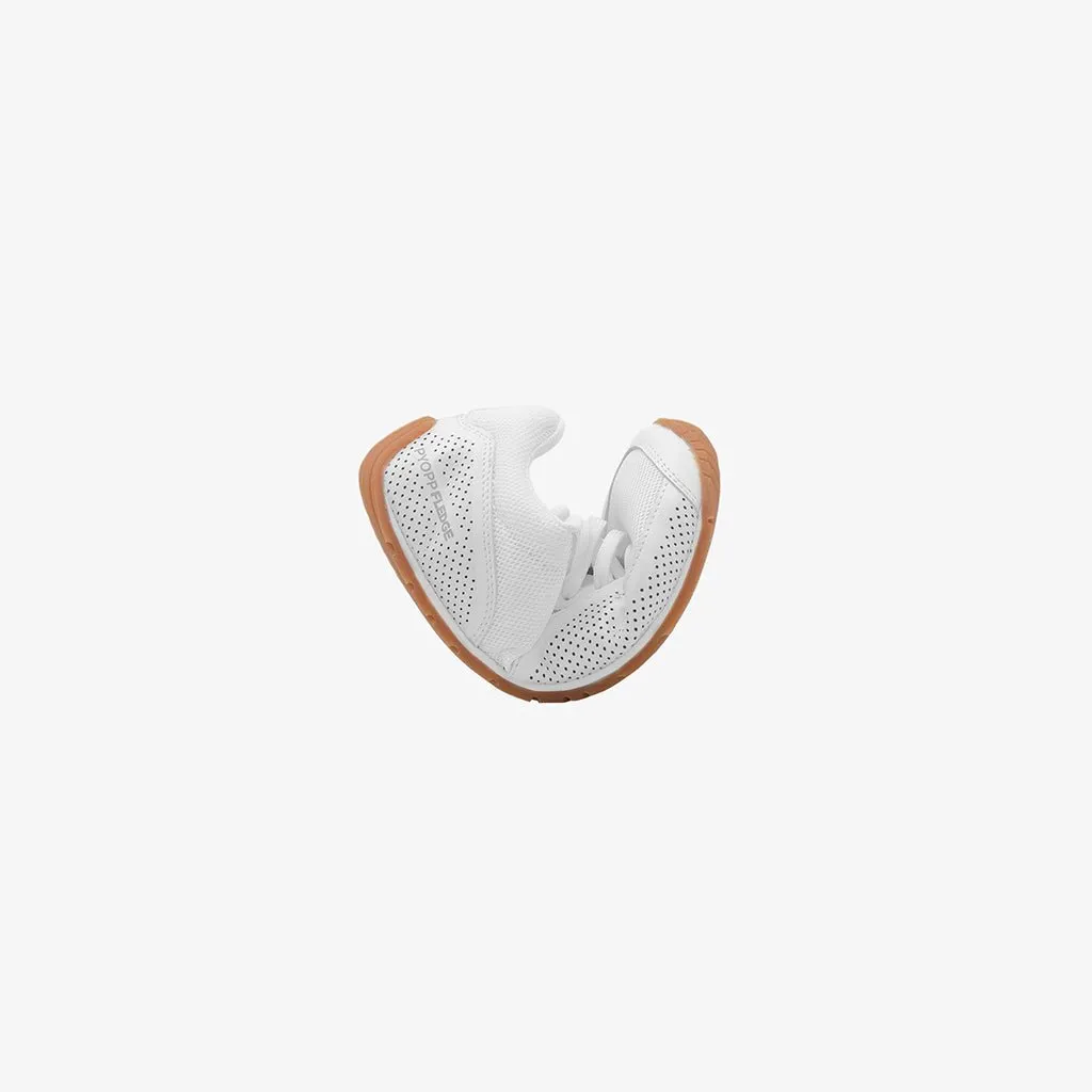 Day 01 Barefoot Sneakers - White On Gum