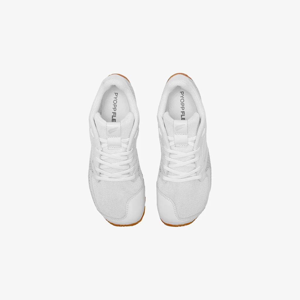 Day 01 Barefoot Sneakers - White On Gum