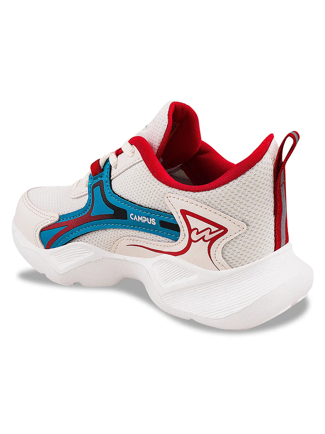 DELUXE-KIDS Off White Kid's Sports Shoes
