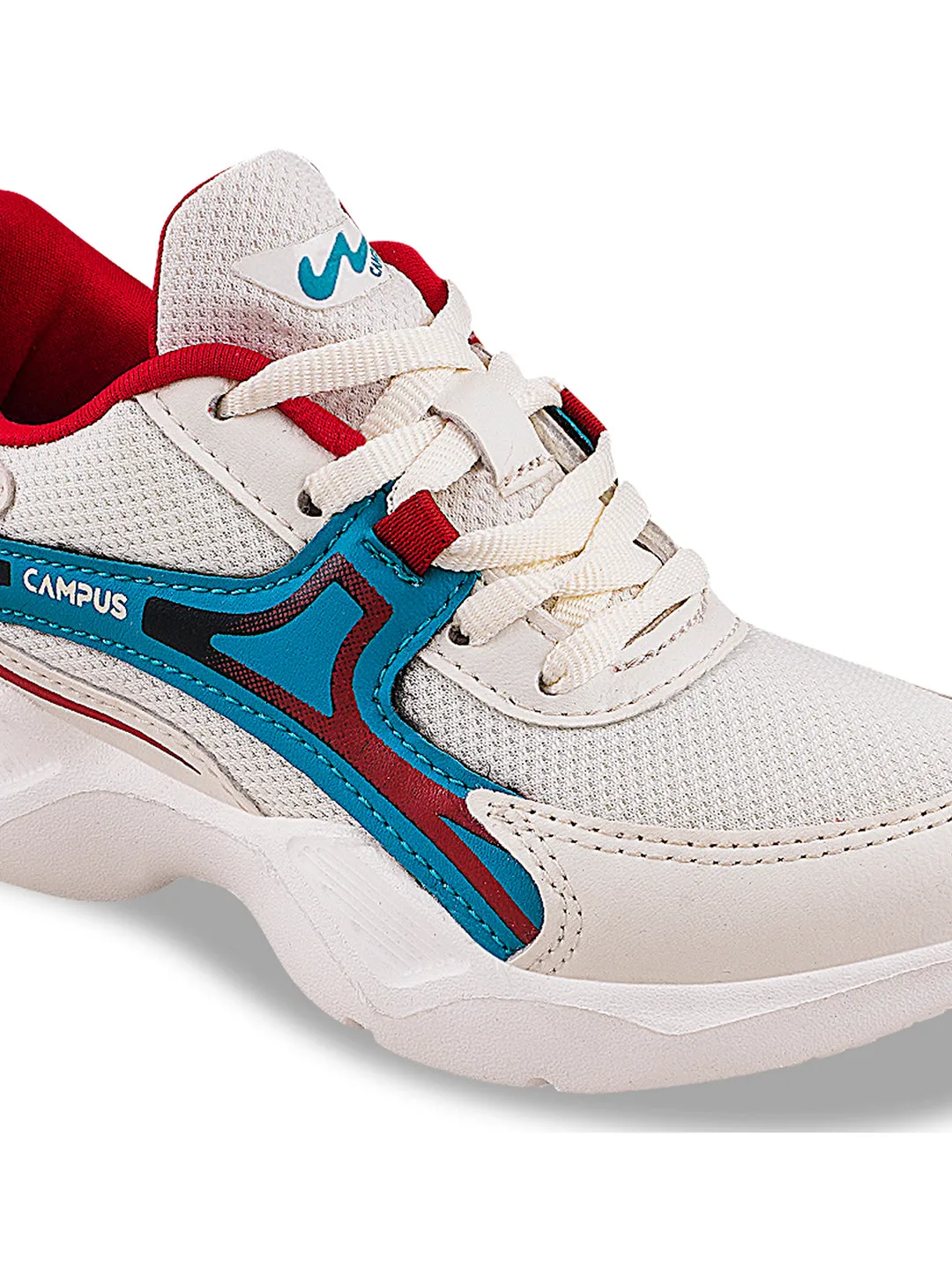 DELUXE-KIDS Off White Kid's Sports Shoes