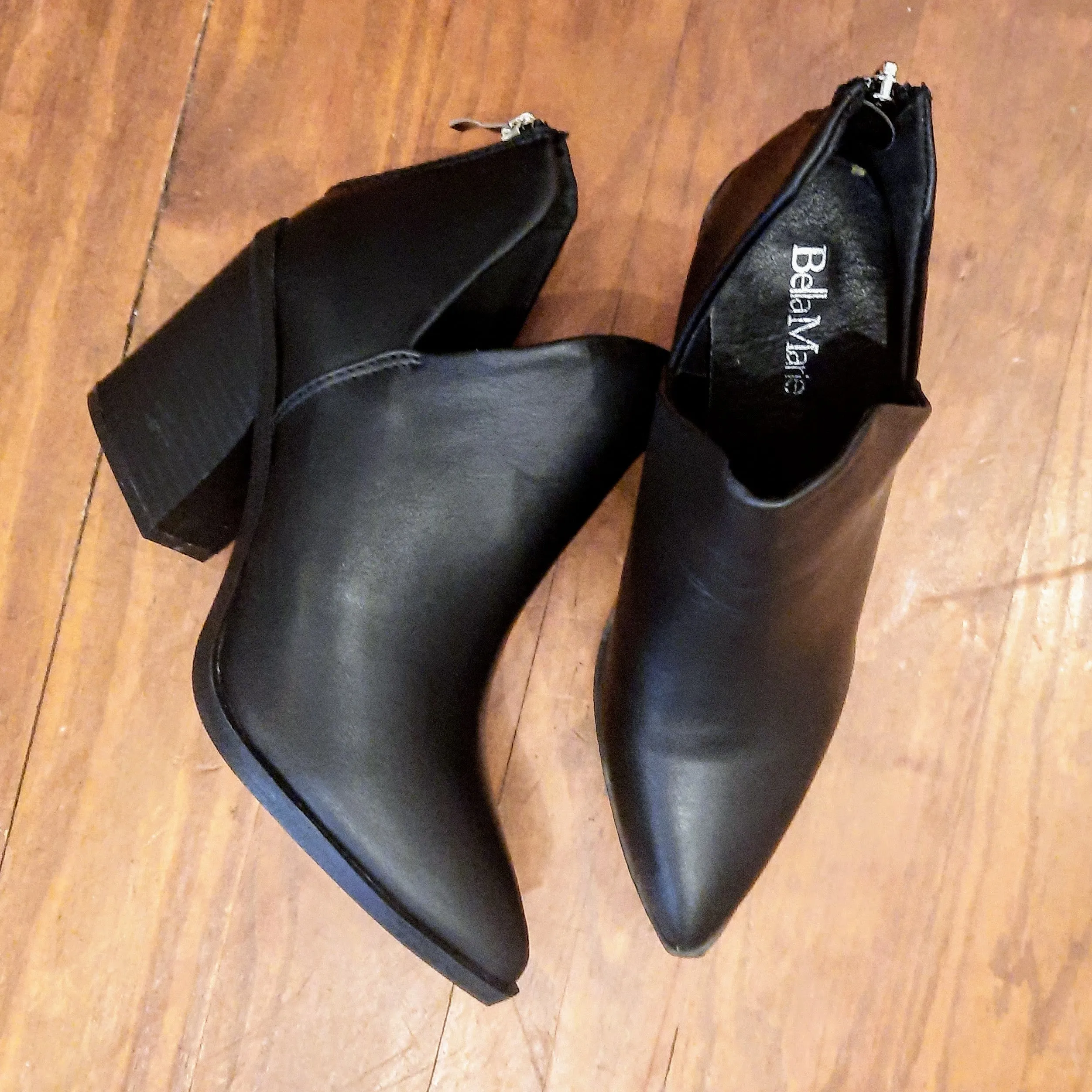 Downtown Dream Ankle Boots in Black