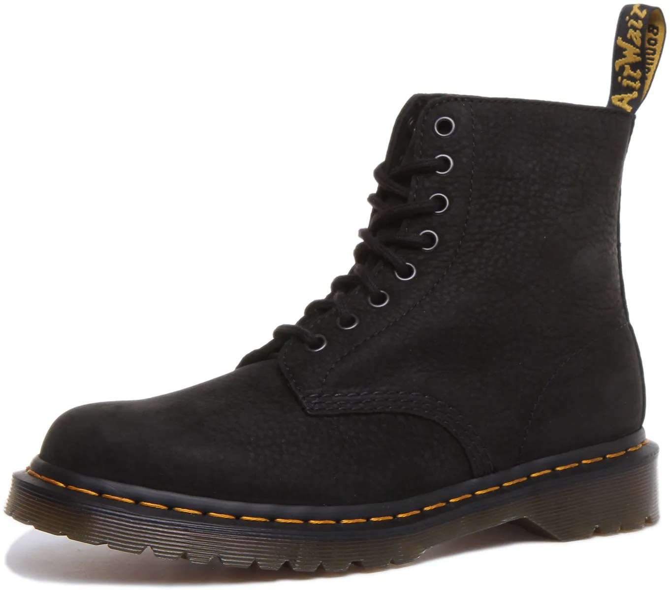 Dr Martens 1460 Pascal In Black Milled Water Resistant Leather