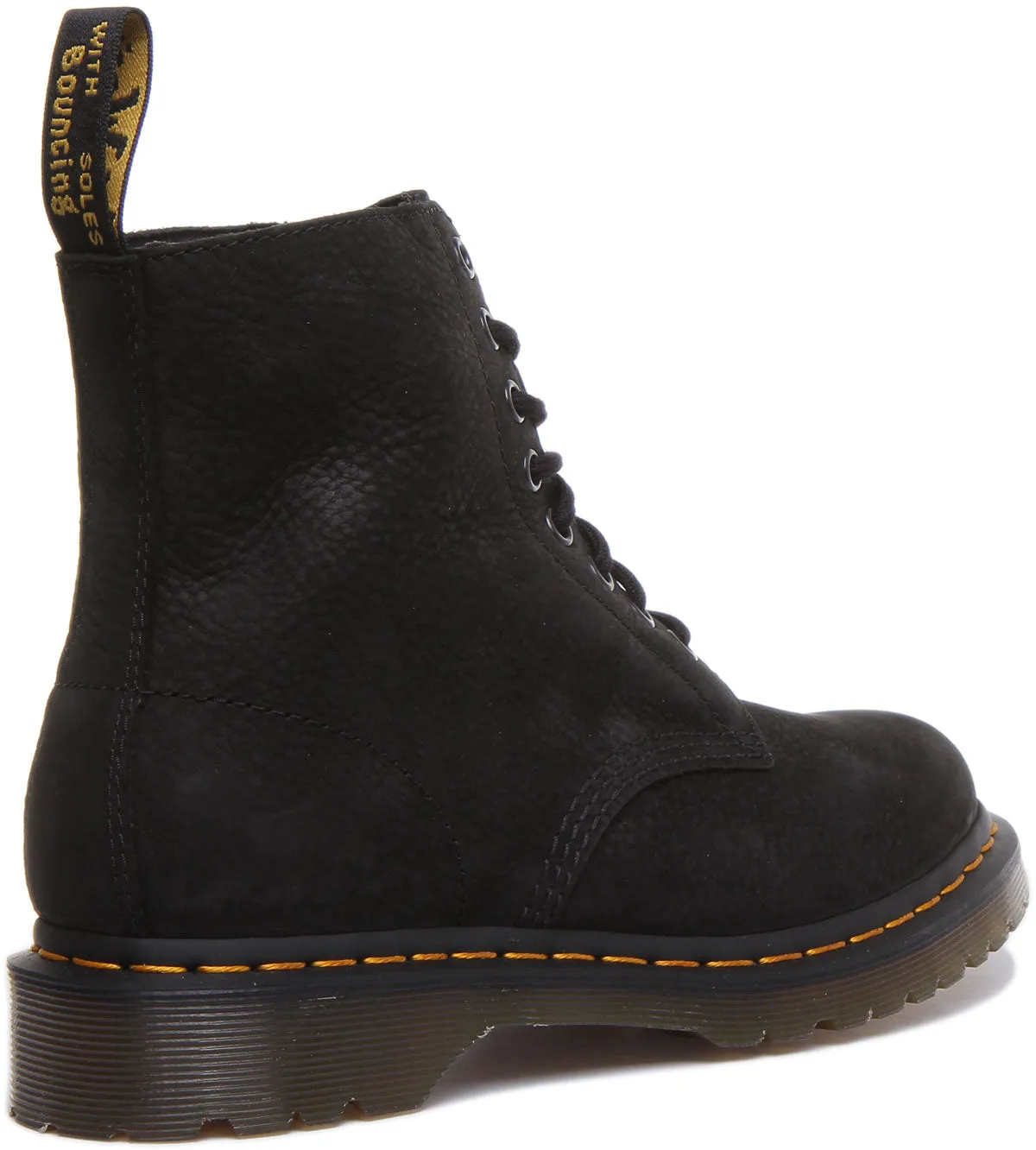 Dr Martens 1460 Pascal In Black Milled Water Resistant Leather
