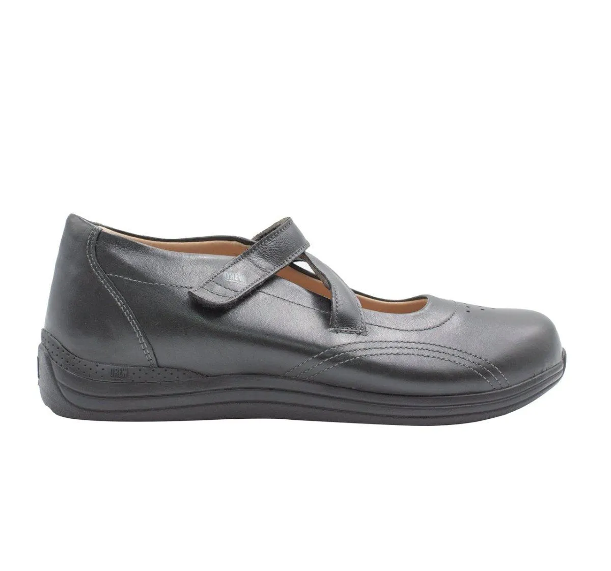 Drew Orchid Flat Shoes Fabric Black Colour For Women
