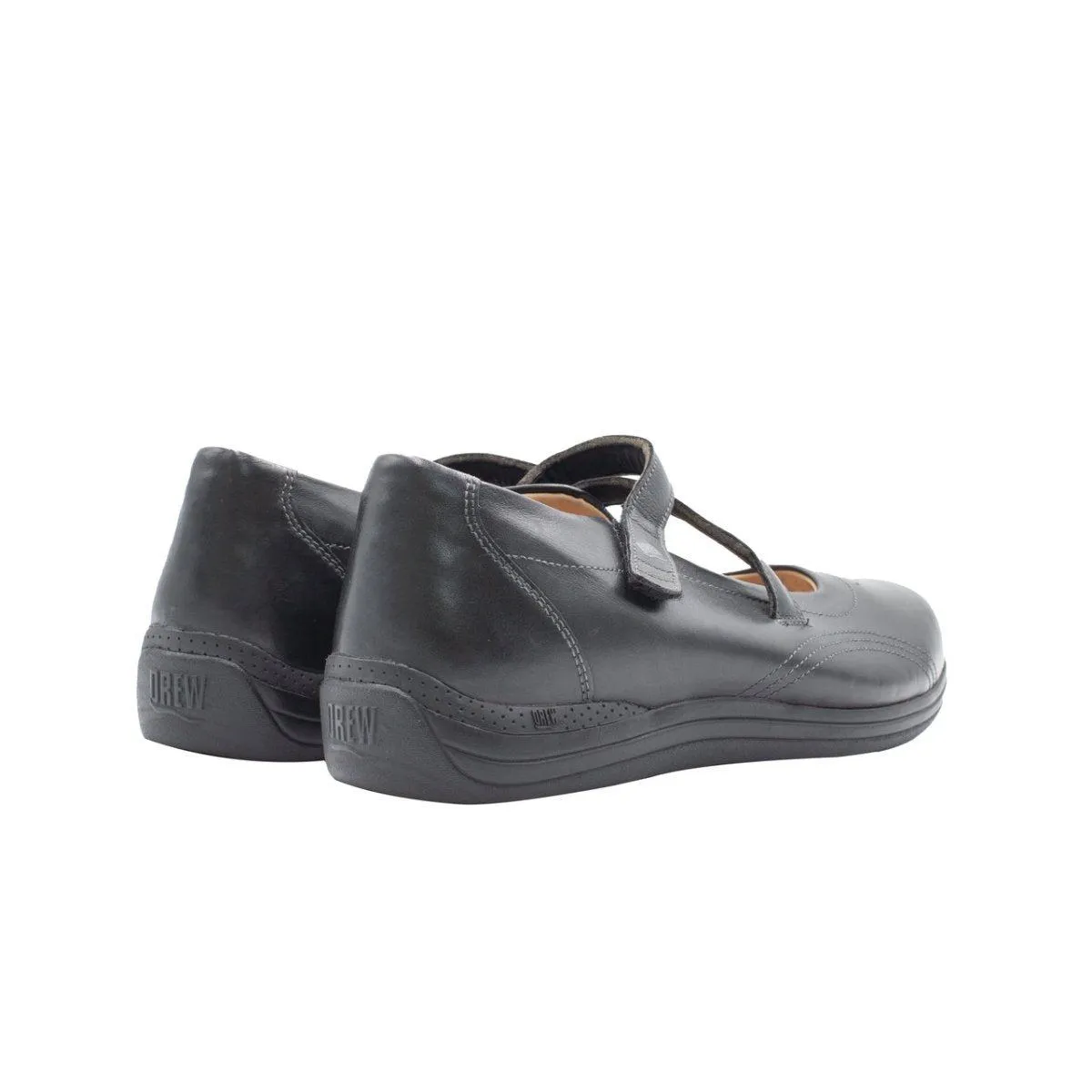 Drew Orchid Flat Shoes Fabric Black Colour For Women