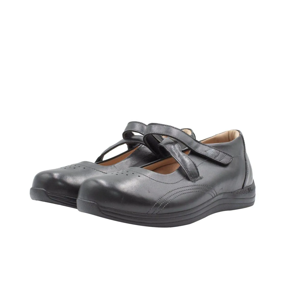 Drew Orchid Flat Shoes Fabric Black Colour For Women