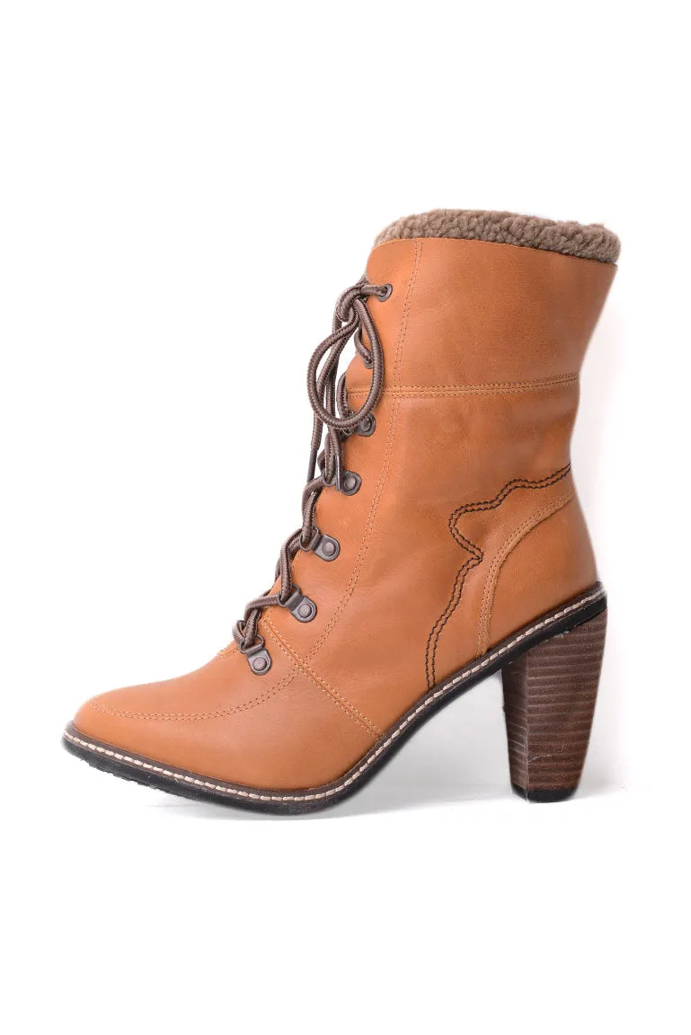 Feud Britannia Women's Lila Honey Ankle Boots