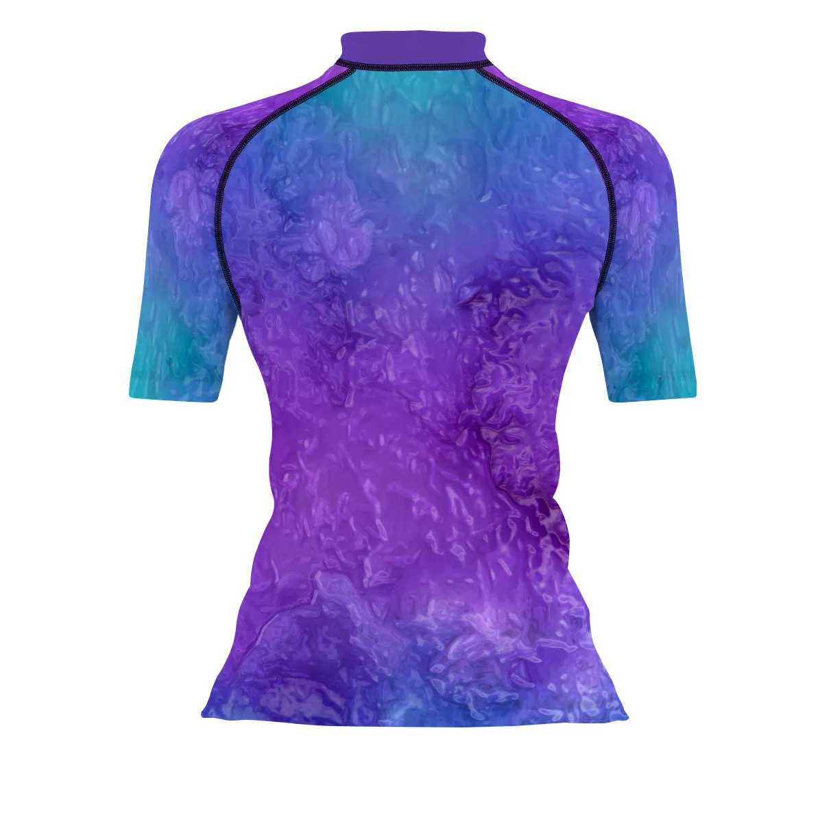 Floating Flower - Women's Surf UPF50  Short Sleeve Rash Guard