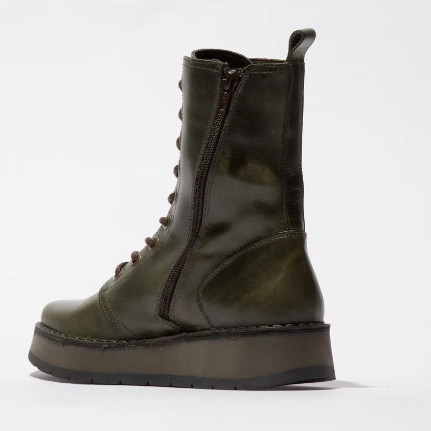 Fly London Women's RAMI043FLY Lace-Up Ankle Boots Diesel