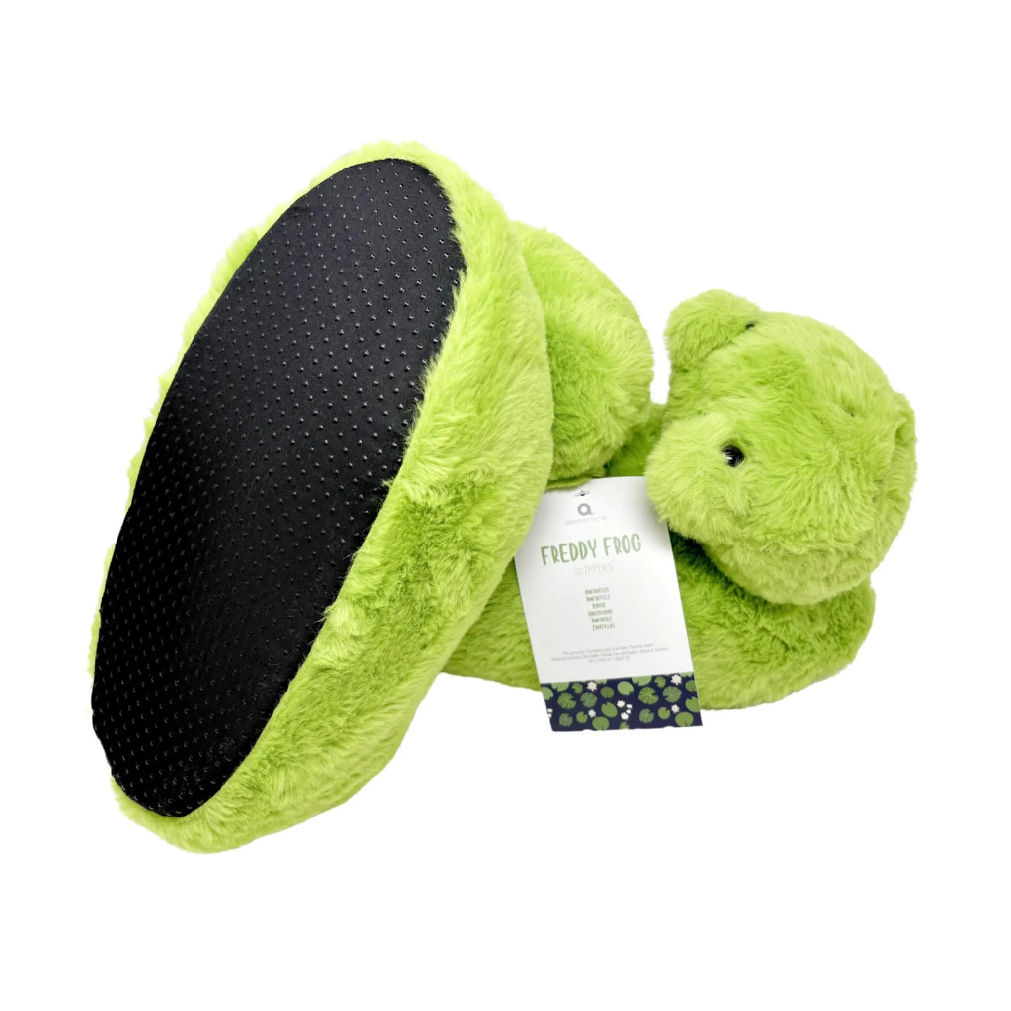 Freddy The Green Frog Novelty 3D Slippers