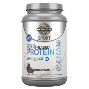 Garden of Life SPORT Organic Plant-Based Protein Powder - Chocolate (840g)