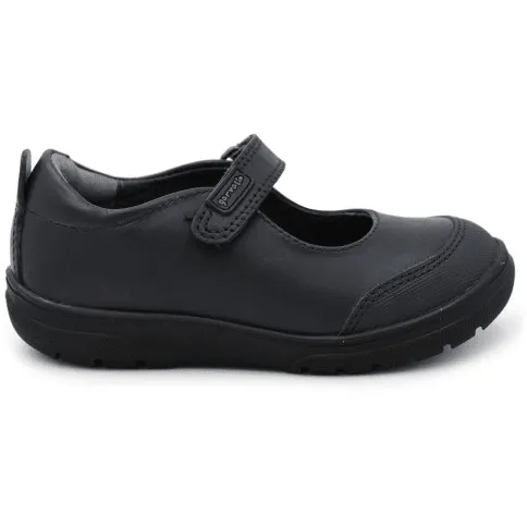 Garvalin Girls School Shoe 211700-A Black