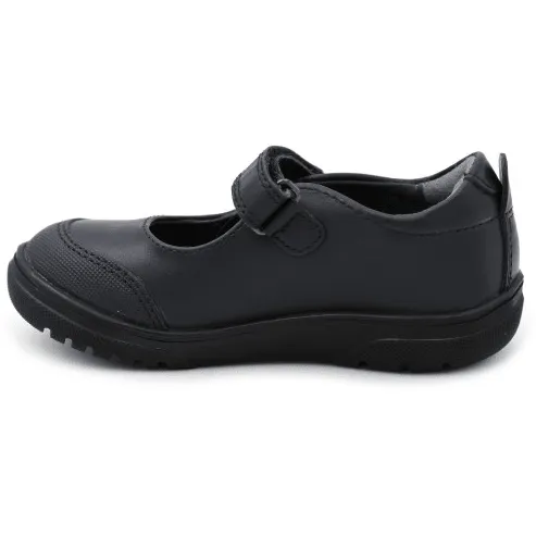 Garvalin Girls School Shoe 211700-A Black