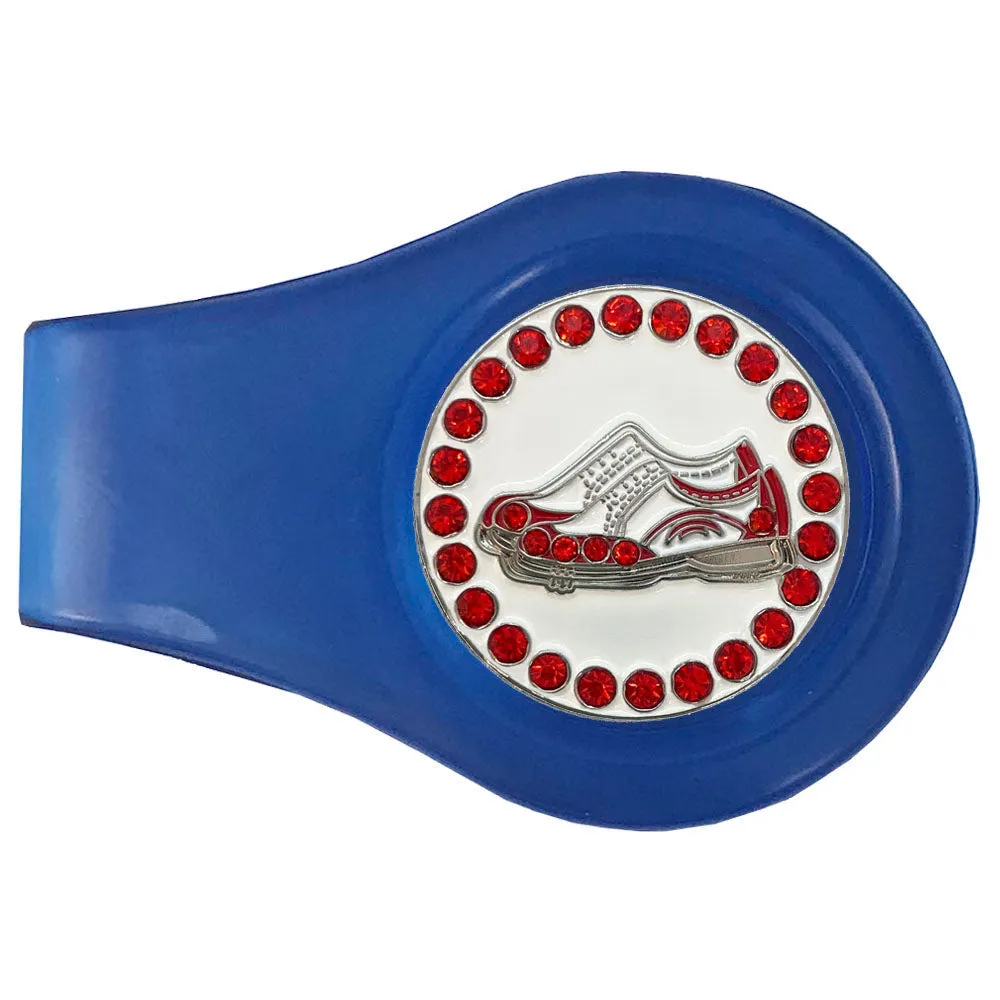 Golf Shoes (Red) Golf Ball Marker With Colored Clip