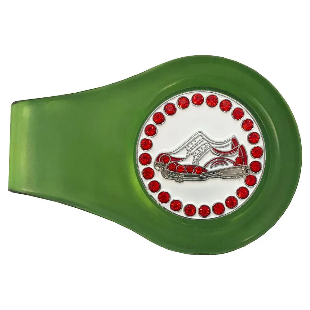 Golf Shoes (Red) Golf Ball Marker With Colored Clip