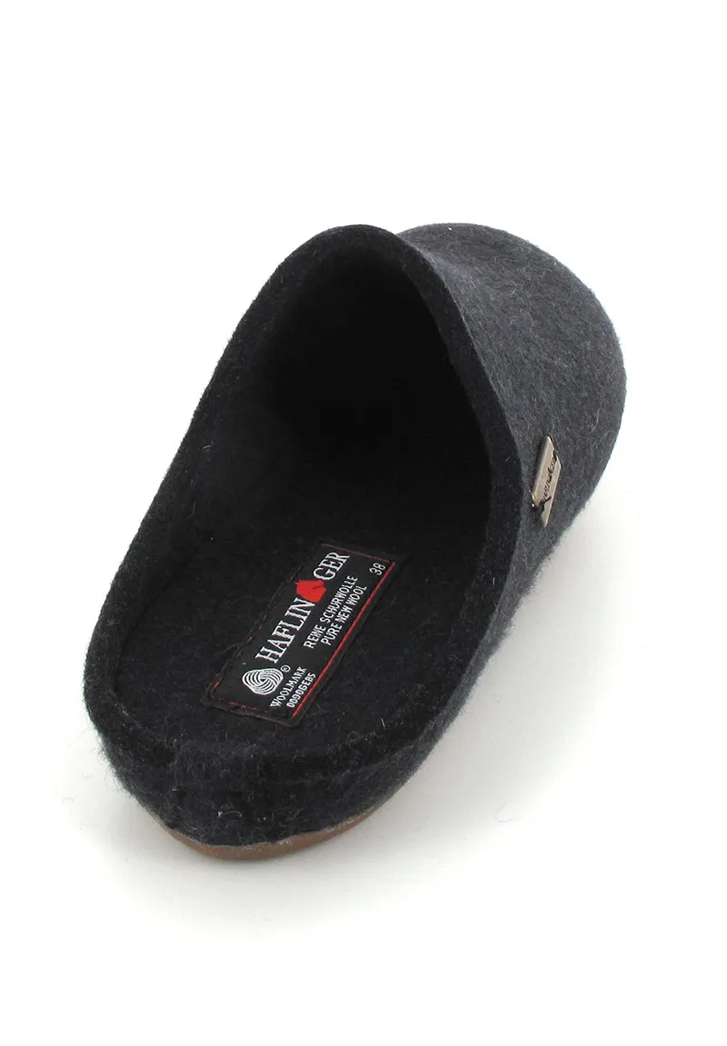 HAFLINGER® Wool Felt Slipper | Everest Fundus, Graphite